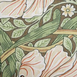Habitat x Morris & Co. Pimpernel Cushion - Green - 50x50cm - thumbnail 2