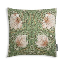 Habitat x Morris & Co. Pimpernel Cushion - Green - 50x50cm