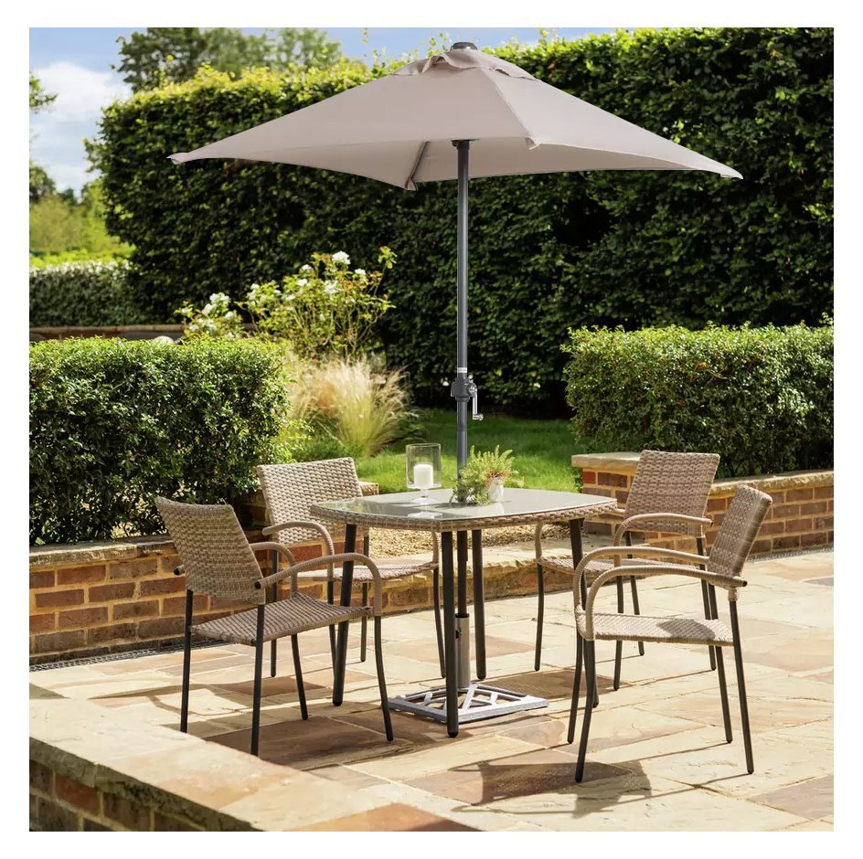 apontus offset patio umbrella PURPLE LEAF 11ft Durable Outdoor Patio Umbrella, UV Umbrella, Turquoise Blue, Cantilever Garden Sun Umbrella