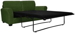 Argos Home Taylor Fabric Small Double Sofa Bed - Green - thumbnail 2