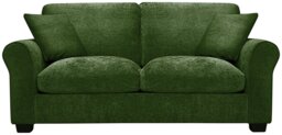 Argos Home Taylor Fabric Small Double Sofa Bed - Green - thumbnail 1