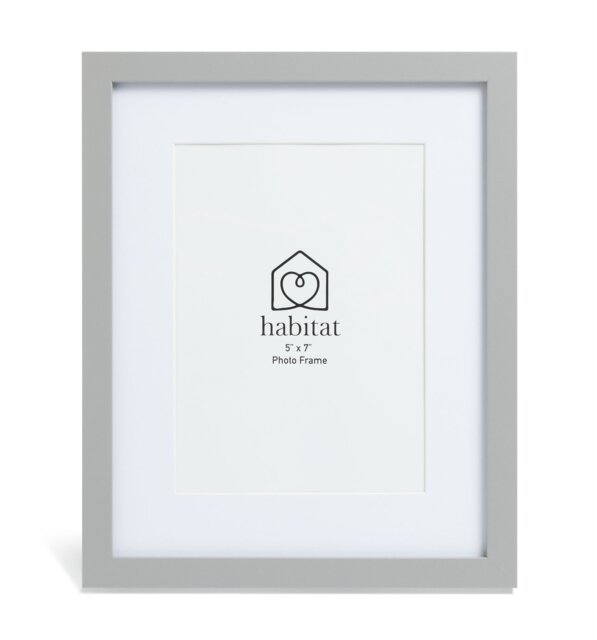 Habitat Grey Wooden 3 Pk Picture Frames - Mixed Sizes - image 1