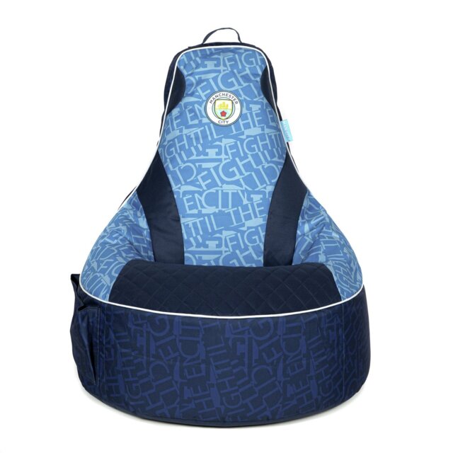 Manchester City FC Big Chill Bean Bag Chair - Blue - image 1