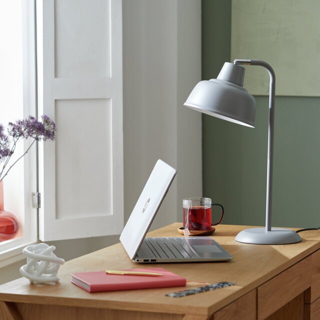 Argos Home Benson Metal Table Lamp - Matt Grey - image 1