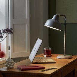 Argos Home Benson Metal Table Lamp - Matt Grey - thumbnail 2
