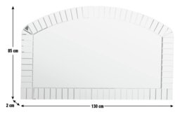 Argos Home Mosaic Overmantle Arch Wall Mirror - 130x85cm - thumbnail 2