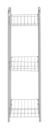 Argos Home 3 Tier Square Kitchen Trolley - Silver