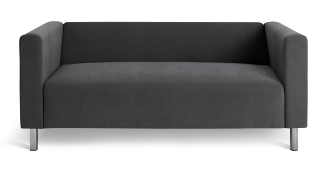 Argos Home Moda Fabric 3 Seater Sofa - Grey - image 1
