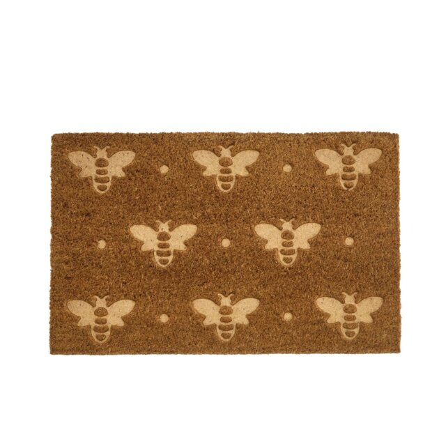 Argos Home Bee Debossed Coir Mat 40x60cm - image 1