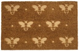 Argos Home Bee Debossed Coir Mat 40x60cm - thumbnail 2
