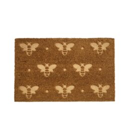 Argos Home Bee Debossed Coir Mat 40x60cm - thumbnail 1