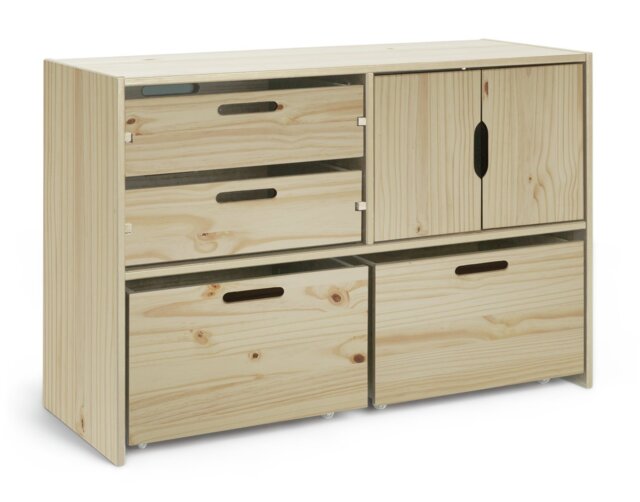 Habitat Kids Rico Double Storage Unit - Pine - image 1