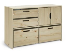 Habitat Kids Rico Double Storage Unit - Pine