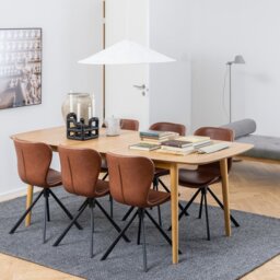 Furniture To Go Montreux Ext 6 Seater Dining Table - Natural - thumbnail 1