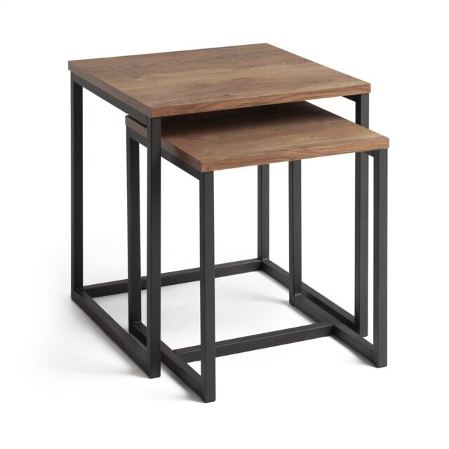 Habitat Nomad Nest of 2 Tables -  Natural - image 1