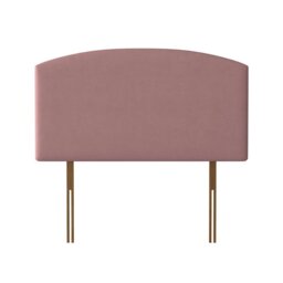 Silentnight Selene 150 Kingsize Headboard-Dusty Pink Velvet