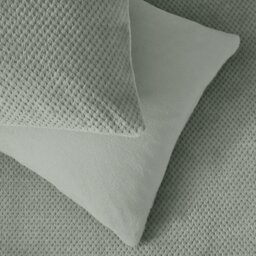 Argos Home Bubble Fleece Green Bedding Set - Single - thumbnail 2