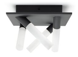 Argos Home Metal 4 Light LED Bathroom Flush Ceiling Light - thumbnail 2