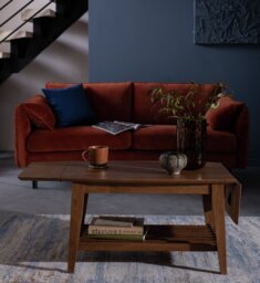 Argos Home Butterfly Coffee Table - Walnut - thumbnail 2