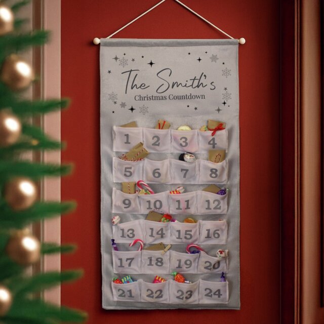 Personalised Message Family Advent Calendar - image 1
