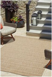 Homemaker Jute Look Outdoor Rug Natural - thumbnail 2