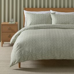 Argos Home Floral Print Soft Green Bedding Set - Single - thumbnail 1