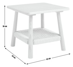 Habitat x Morris & Co. Canterbury Oak Side Table - thumbnail 2