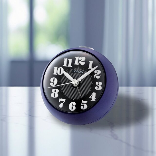 Lorus Analogue Alarm Clock - Purple - image 1