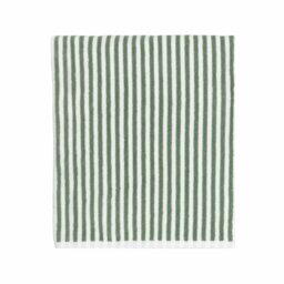 Yard Hebden Stripe Bath Sheet - Forest - thumbnail 2