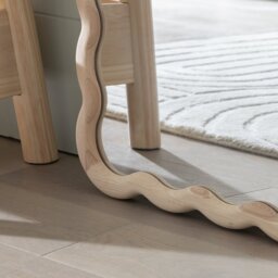 Habitat Solid Ash Full Length Wavy Wall Mirror -150x55cm - thumbnail 2