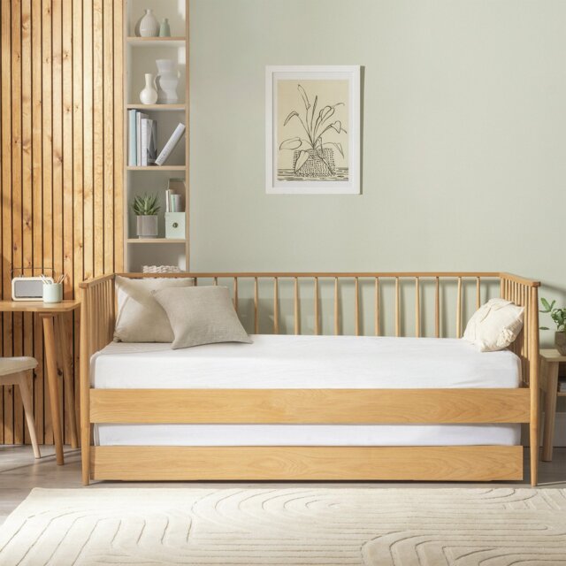 Habitat Chiltern Trundle Day Bed - Oak - image 1