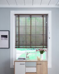 Little Black Book Basswood Walnut 50mm Venetian Blind -160cm