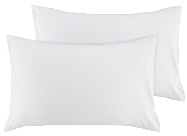 Silentnight Supersoft Standard Pillowcase Pair - White - image 1