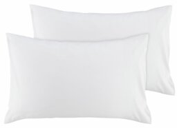 Silentnight Supersoft Standard Pillowcase Pair - White - thumbnail 2