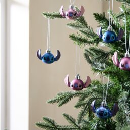Disney Pack of 6 Stitch And Angel Christmas Baubles - thumbnail 1