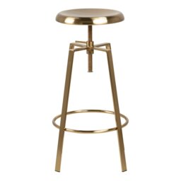 Furniture To Go Goose Metal Bar Stool - Brass - thumbnail 2