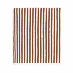 Yard Hebden Stripe Bath Towel - Brown - thumbnail 2