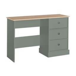 Argos Home Kensington 3 Drawer Dressing Table - Sage Green - thumbnail 1