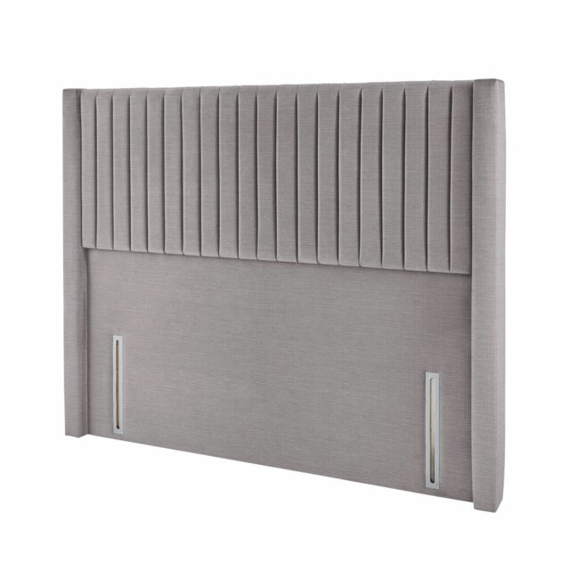 Silentnight Slumber Fabric Kingsize Headboard - Light Grey - image 1