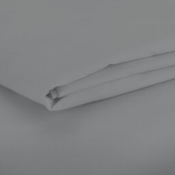 Argos Home Plain Grey Fitted Sheet - Double - thumbnail 2