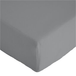 Argos Home Plain Grey Fitted Sheet - Double