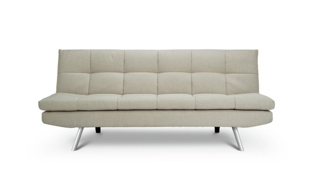 Argos Home Nolan Fabric 3 Seater Clic Clac Sofa Bed -Natural - image 1