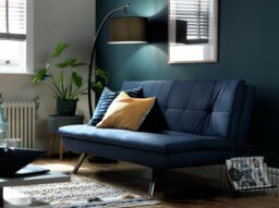 Argos Home Nolan Fabric 3 Seater Clic Clac Sofa Bed -Natural - thumbnail 2