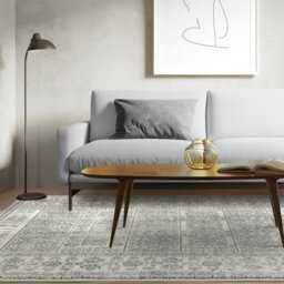 Asiatic Nova Tribal Grey Cut Pile Rug - 160x230cm - thumbnail 1