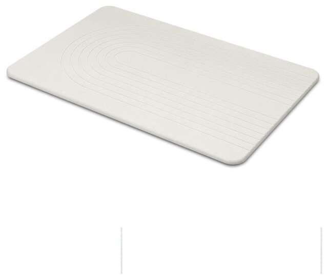 Addis Functional Diatomite Quick Dry Bath Mat - White - image 1