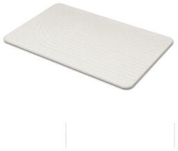 Addis Functional Diatomite Quick Dry Bath Mat - White - thumbnail 1