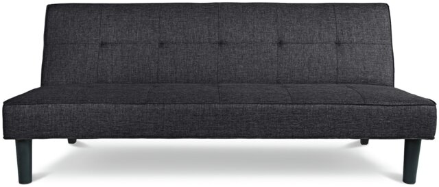 Argos Home Patsy Fabric 2 Seater ClicClac SofaBed - Charcoal - image 1