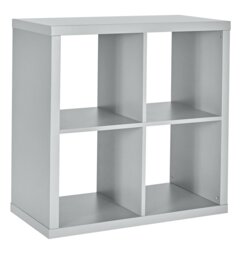 Habitat Squares Plus 4 Cube Storage Unit - Grey - thumbnail 1