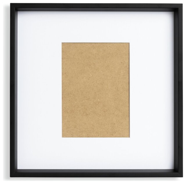 """Habitat Black Wooden Picture Frame - 5x7""""""" - image 1