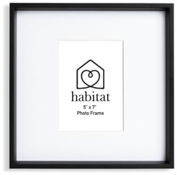 """Habitat Black Wooden Picture Frame - 5x7""""""" - thumbnail 2